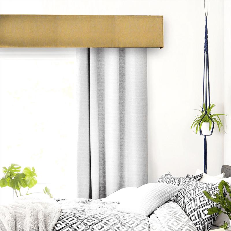 Clarke and Clarke Dimensions Onda Gold Pelmet