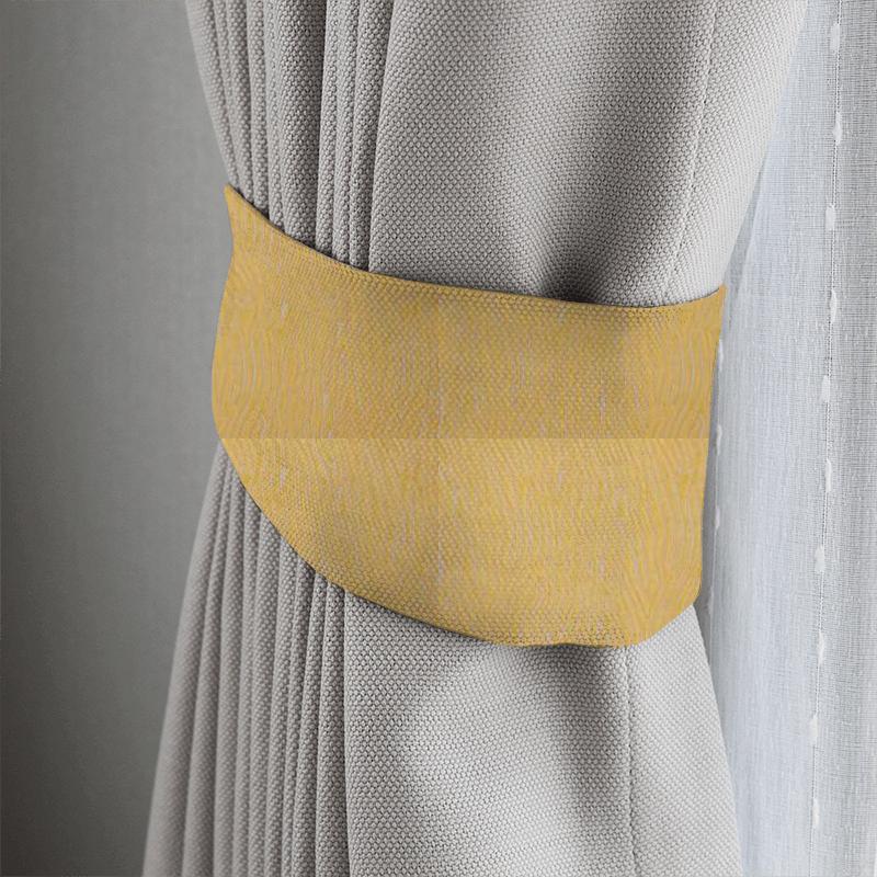 Clarke and Clarke Dimensions Onda Gold Tieback