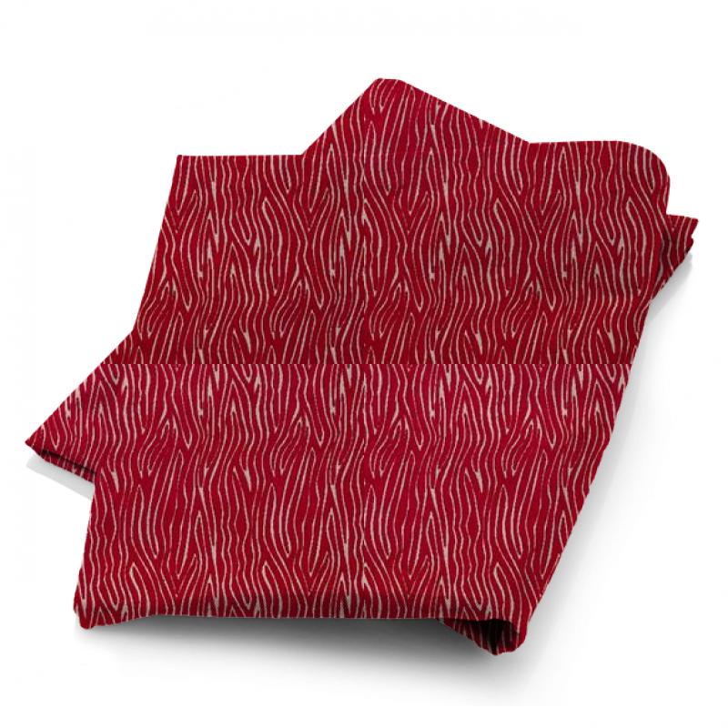 Clarke and Clarke Dimensions Onda Rouge Fabric