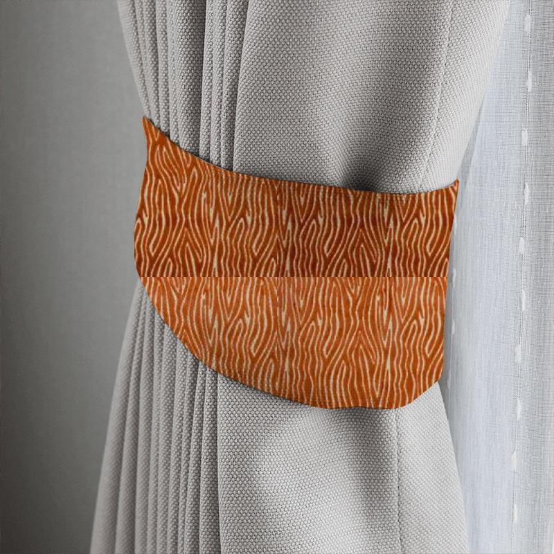 Clarke and Clarke Dimensions Onda Spice Tieback
