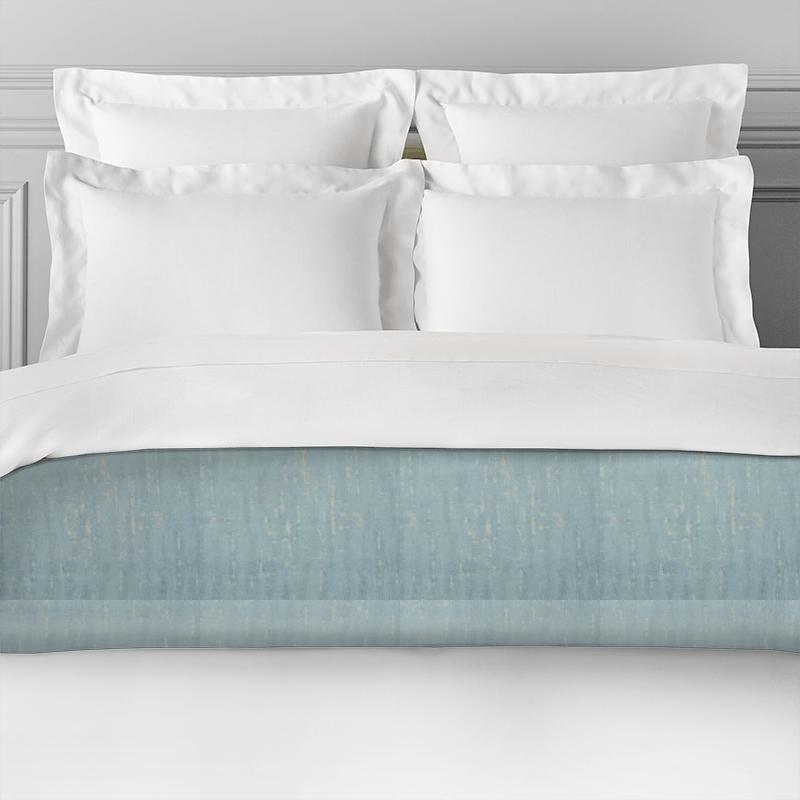 Clarke and Clarke Dimensions Aurora Aqua Bed Runner