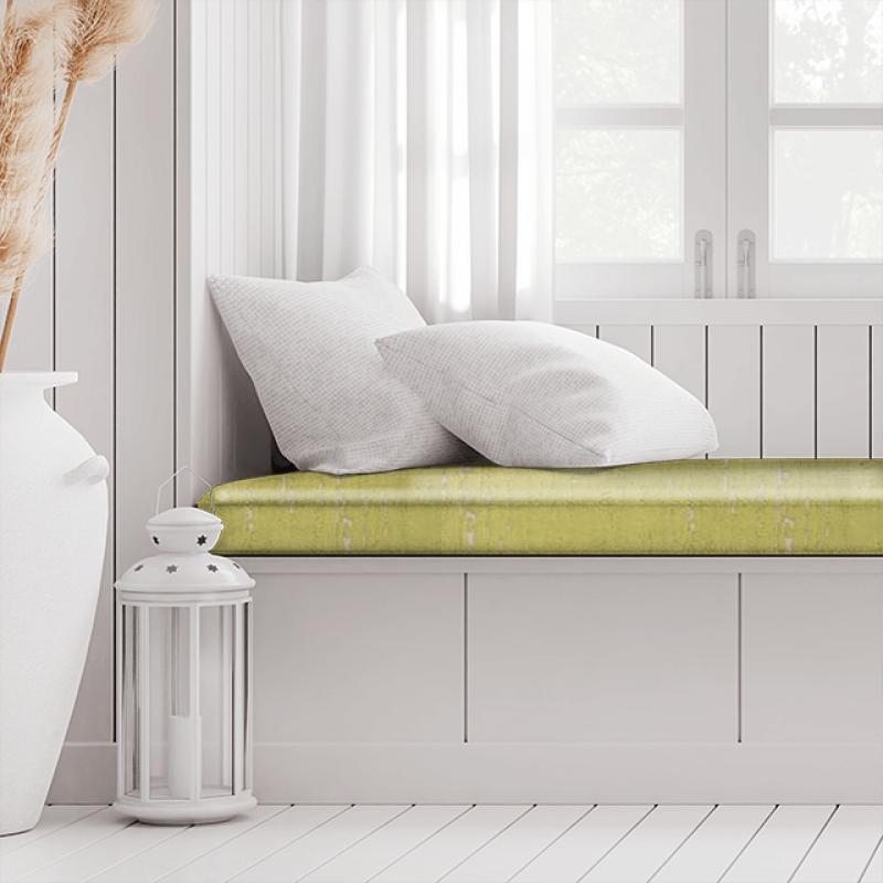 Clarke and Clarke Dimensions Aurora Citrus Box Cushion