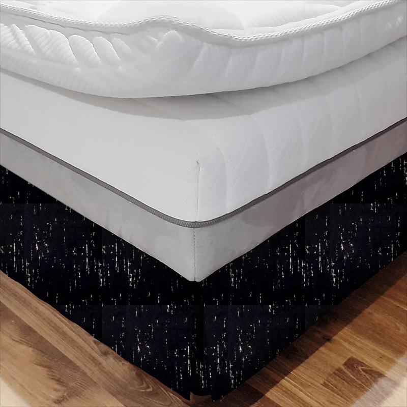 Clarke and Clarke Dimensions Aurora Ebony Bed Base Valance