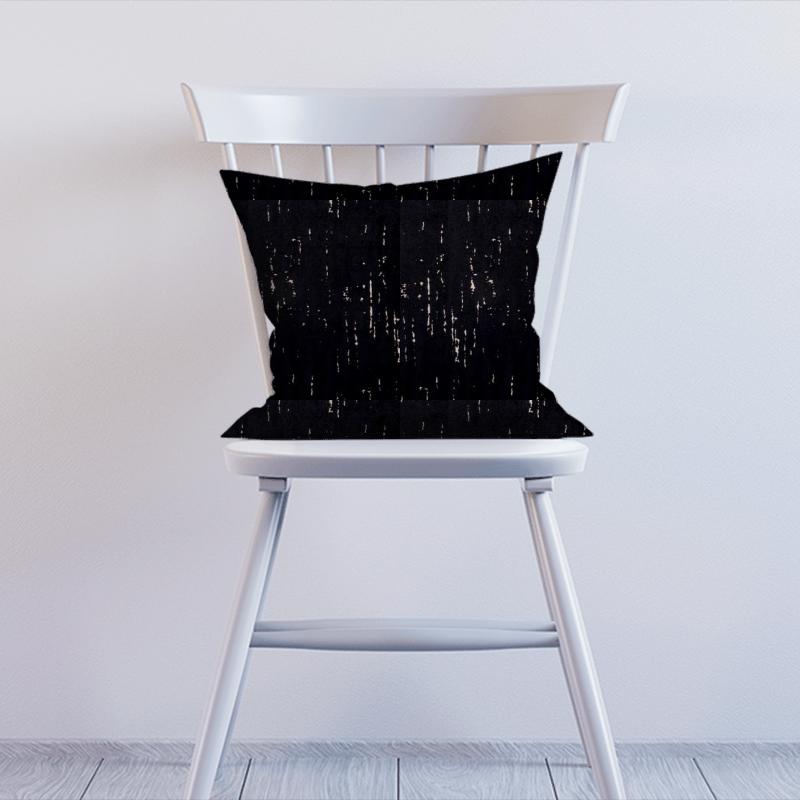 Clarke and Clarke Dimensions Aurora Ebony Cushion