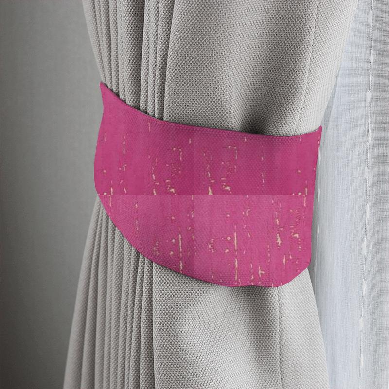 Clarke and Clarke Dimensions Aurora Fuchsia Tieback
