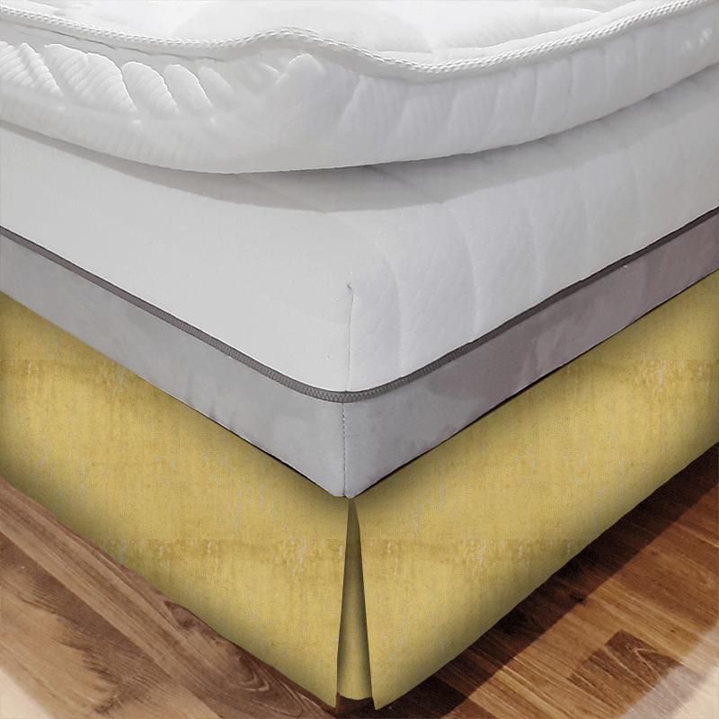 Clarke and Clarke Dimensions Aurora Gold Bed Base Valance