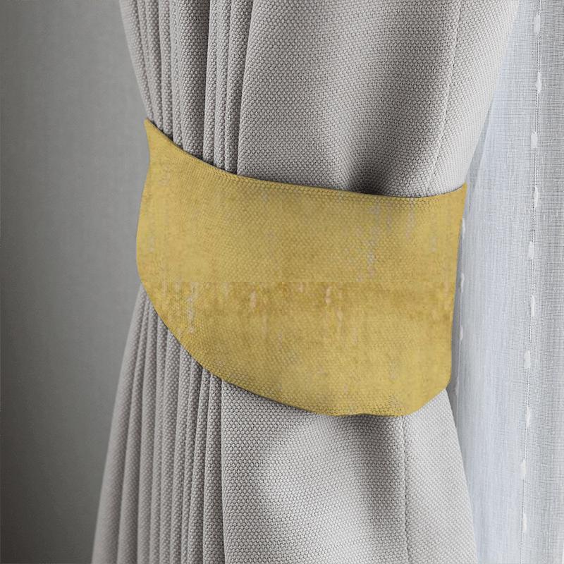 Clarke and Clarke Dimensions Aurora Gold Tieback
