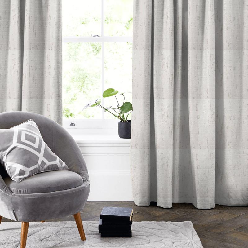 Clarke and Clarke Dimensions Aurora Natural Made To Measure Curtain