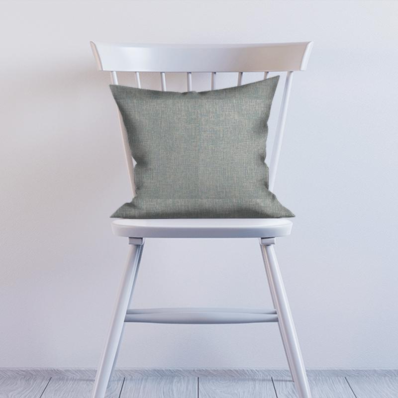Clarke and Clarke Dimensions Patina Aqua Cushion