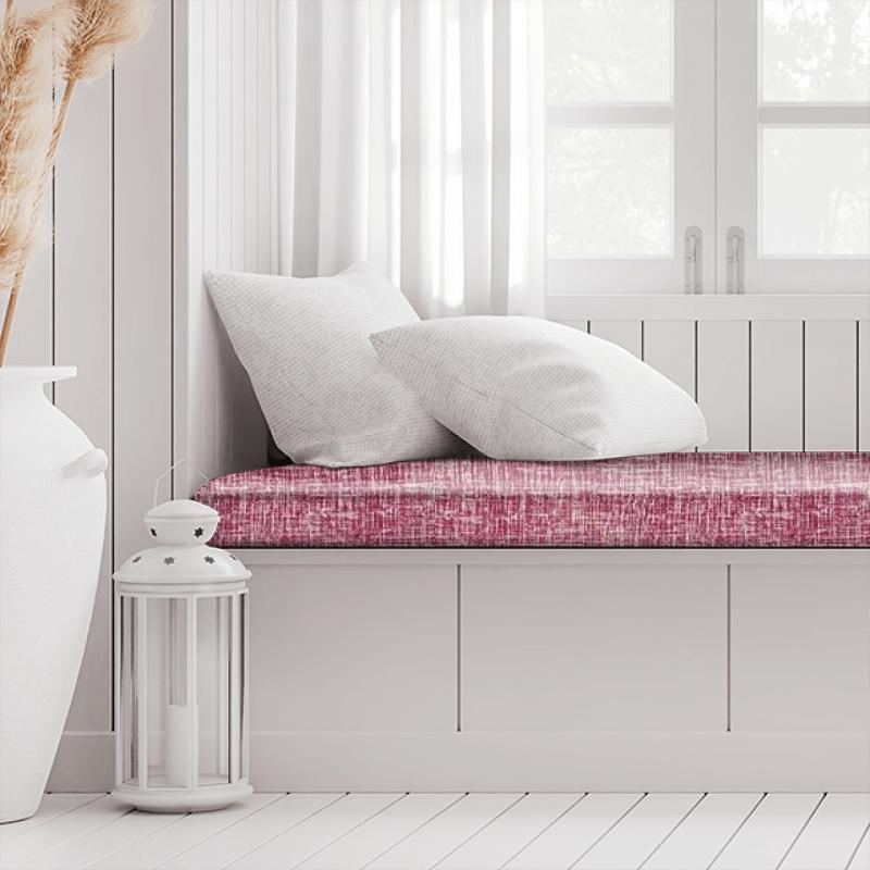 Clarke and Clarke Dimensions Patina Fuchsia Box Cushion