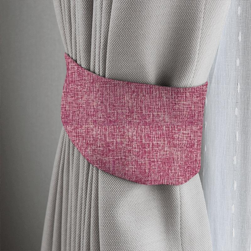 Clarke and Clarke Dimensions Patina Fuchsia Tieback