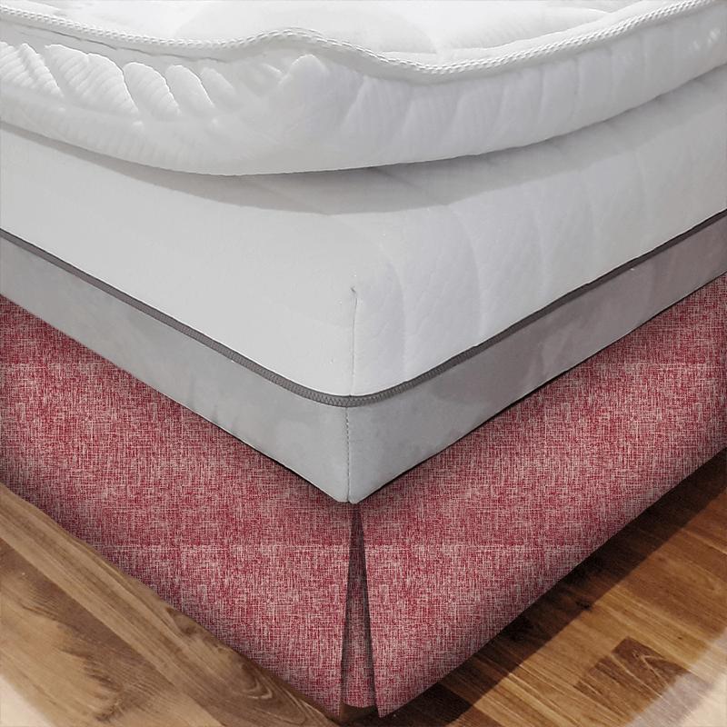 Clarke and Clarke Dimensions Patina Rouge Bed Base Valance