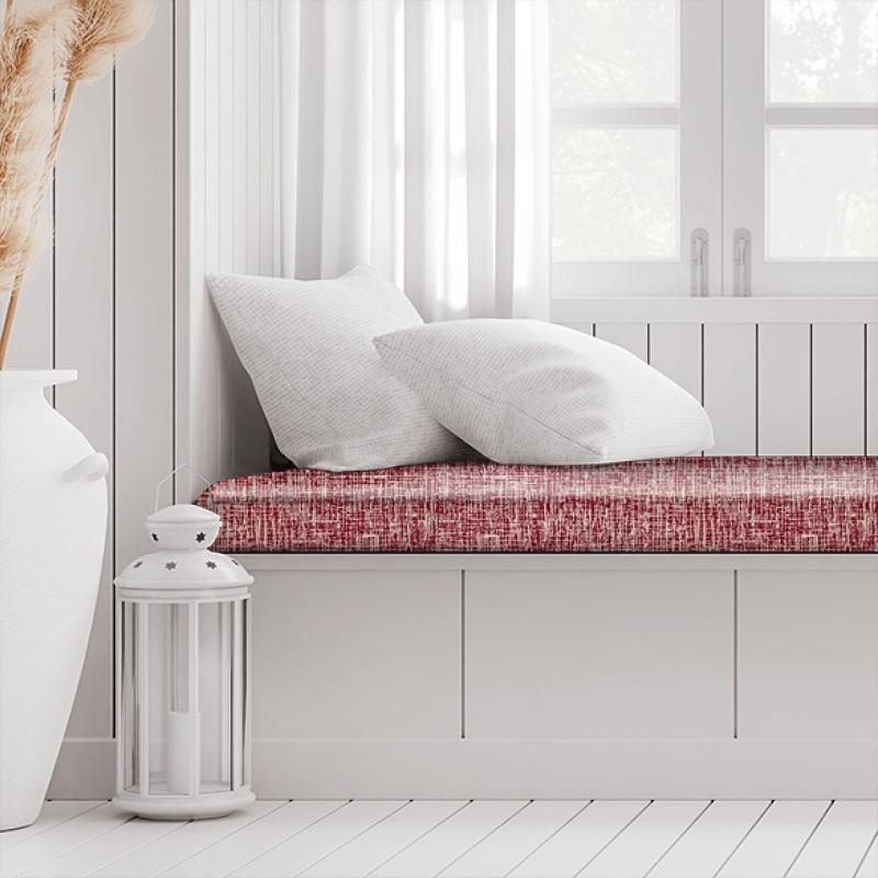 Clarke and Clarke Dimensions Patina Rouge Box Cushion