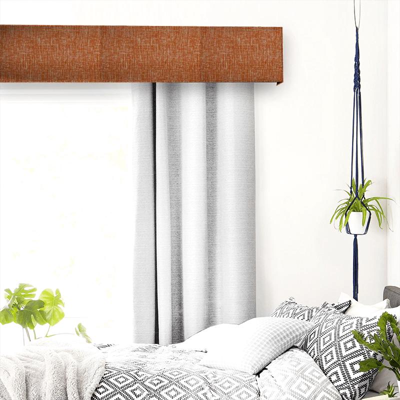 Clarke and Clarke Dimensions Patina Spice Pelmet