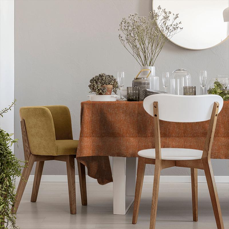 Clarke and Clarke Dimensions Patina Spice Tablecloth