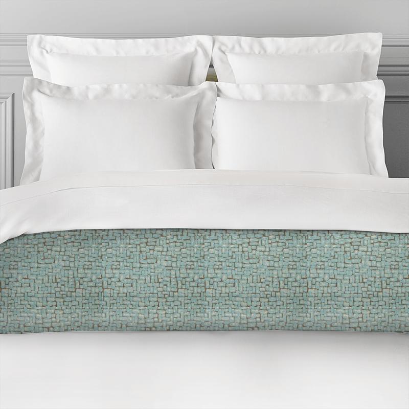 Clarke and Clarke Dimensions Moda Aqua Bed Runner
