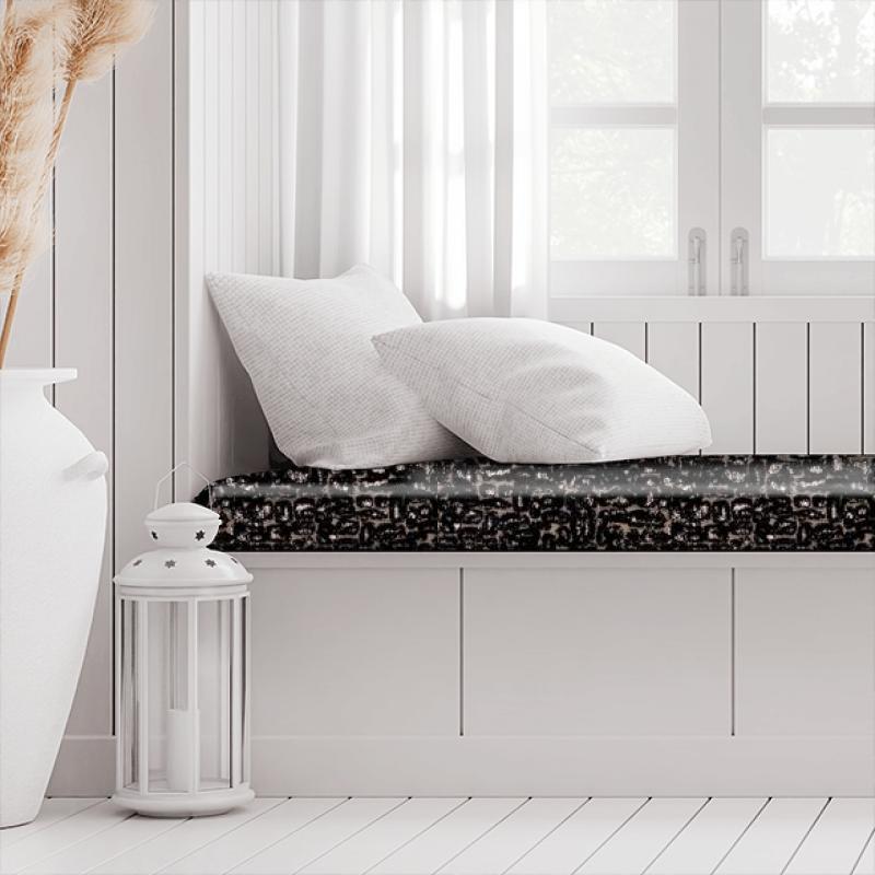 Clarke and Clarke Dimensions Moda Ebony Box Cushion