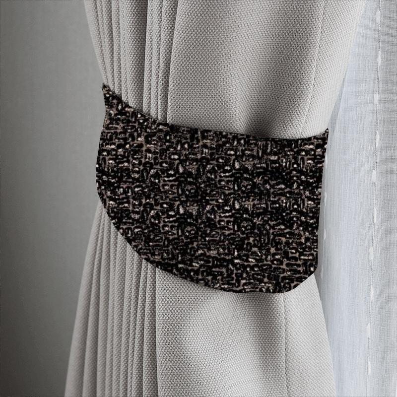 Clarke and Clarke Dimensions Moda Ebony Tieback