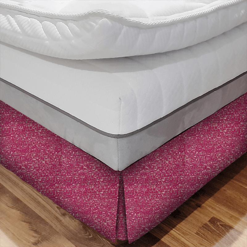 Clarke and Clarke Dimensions Moda Fuchsia Bed Base Valance