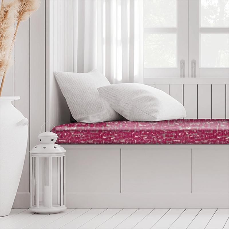 Clarke and Clarke Dimensions Moda Fuchsia Box Cushion