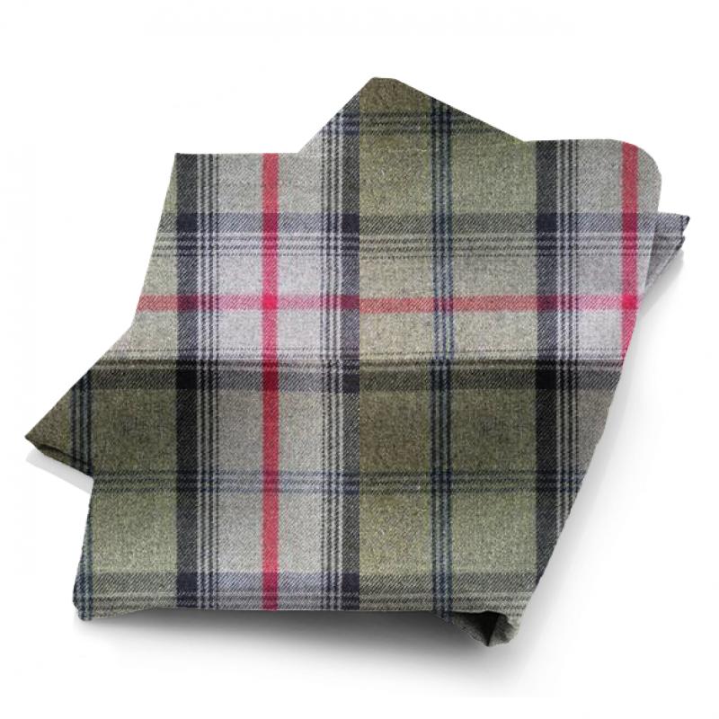 Porter & Stone Timor Balmoral Hunter Fabric