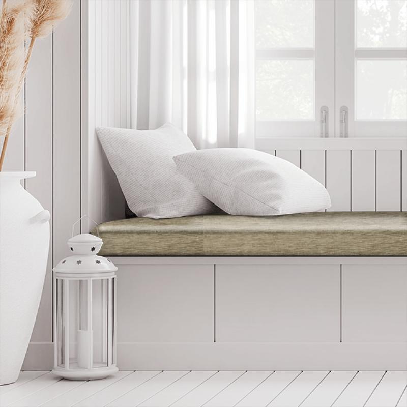 Kensington Oatmeal Box Cushion Fryetts Kinsington Kensington Oatmeal Box Cushion