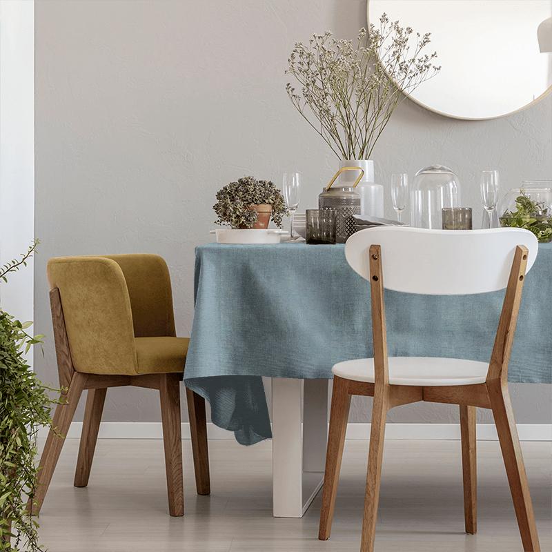 Fryetts Kinsington Kensington Powder Blue Tablecloth