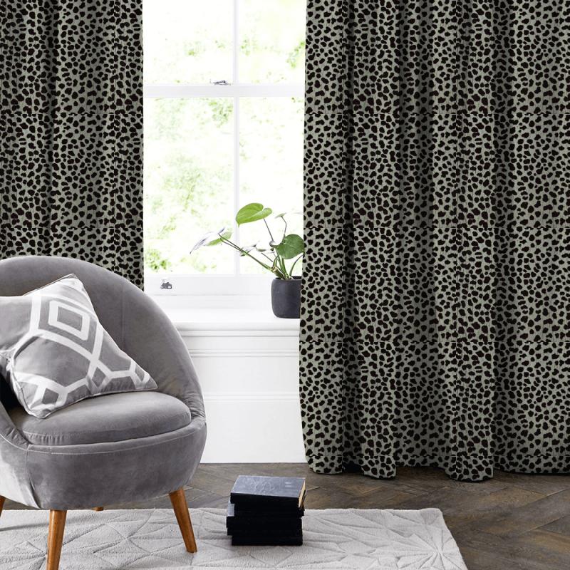 Serengeti Silver Made To Measure Curtain Fryetts Serafina Serengeti Silver Made To Measure Curtain