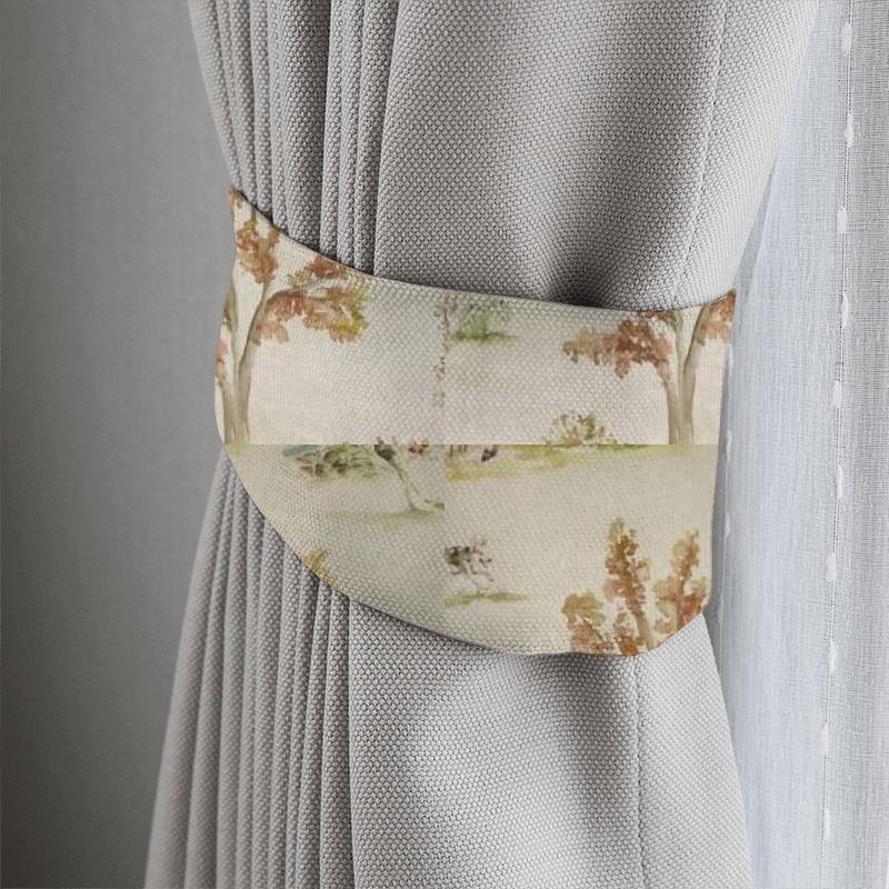 Voyage Decoration Country Book Horse And Hound Linen Tieback