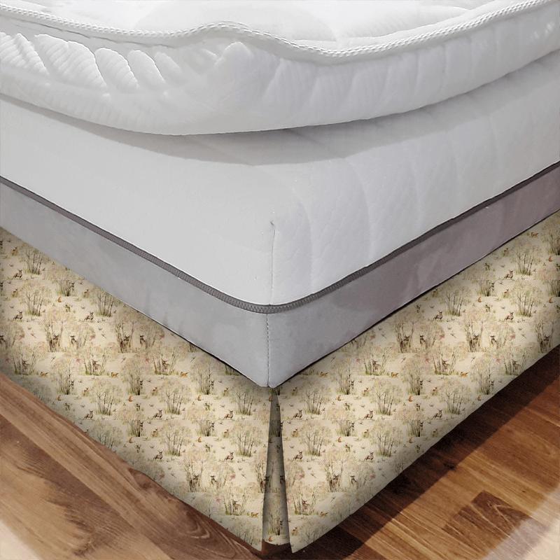 Sherwood Linen Bed Base Valance Voyage Decoration Country Book Sherwood Linen Bed Base Valance