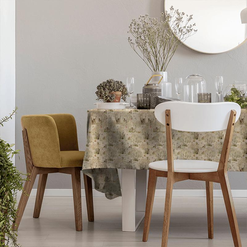 Voyage Decoration Country Book Sherwood Linen Tablecloth