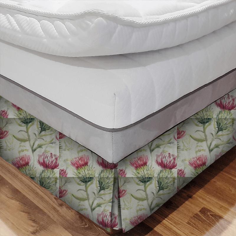 Voyage Decoration Country Book Thistle Glen Summer Bed Base Valance