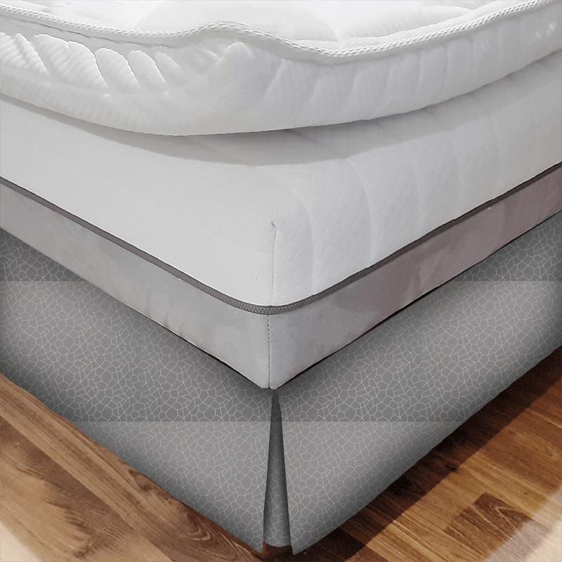 iLiv Dimensions Glacier Flint Bed Base Valance