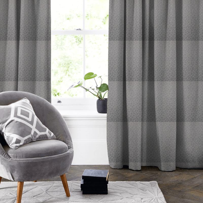iLiv Dimensions Glacier Flint Made To Measure Curtain