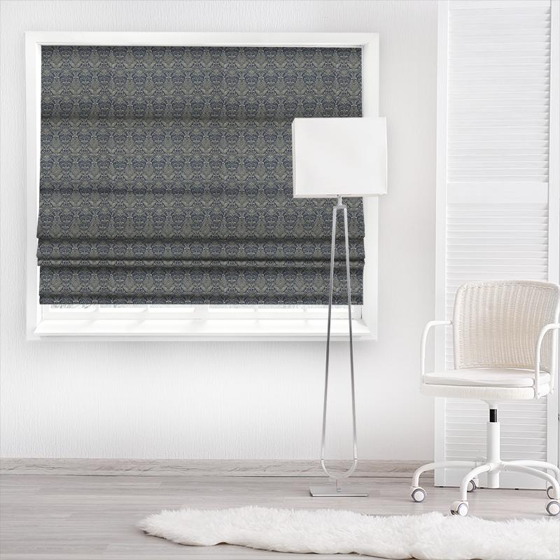iLiv Cotswold Hathaway Indigo Made To Measure Roman Blind