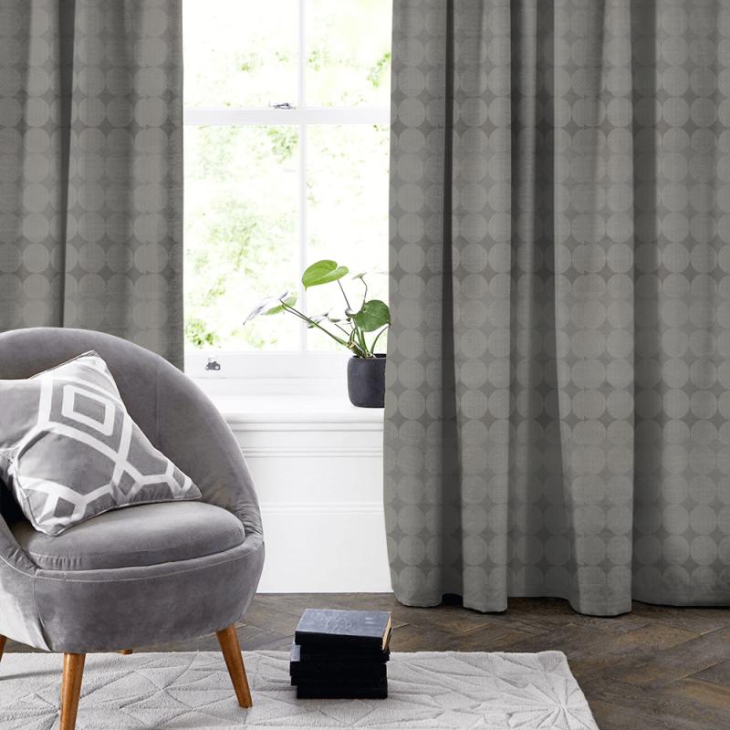 iLiv Dimensions Helix Flint Made To Measure Curtain