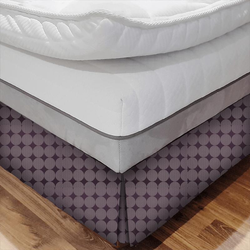 iLiv Dimensions Helix Mulberry Bed Base Valance