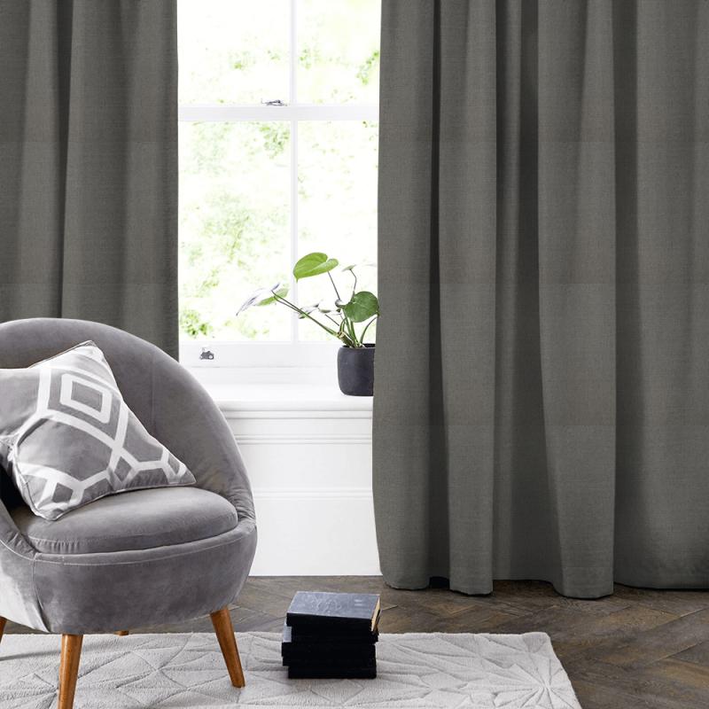 iLiv Plains book 3 Hopsack Pebble Made To Measure Curtain