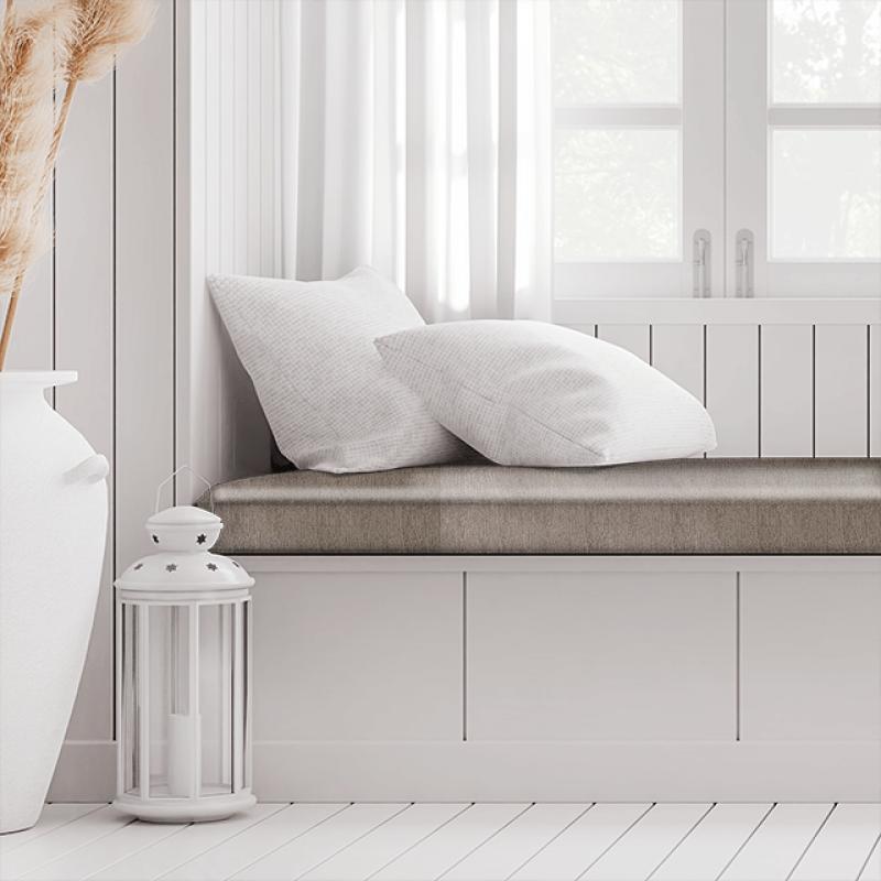 Prestigious Textiles Asteria Helios Anthracite Box Cushion