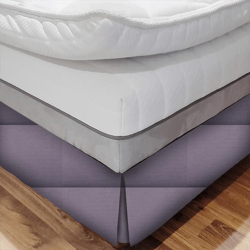 Prestigious Textiles Cheviot Blythe Amethyst Bed Base Valance
