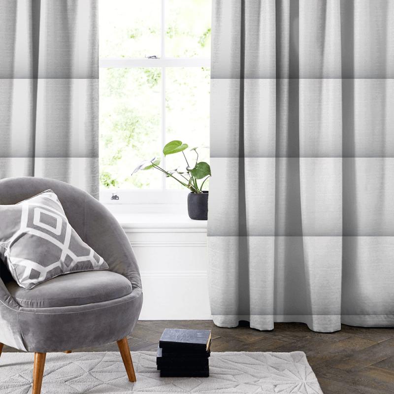 Prestigious Textiles Cheviot Blythe Cream Made To Measure Curtain
