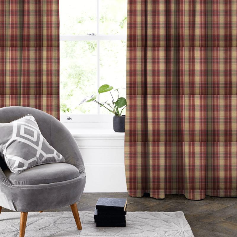 Prestigious Textiles Glencoe Strathmore Rustic Made To Measure Curtain