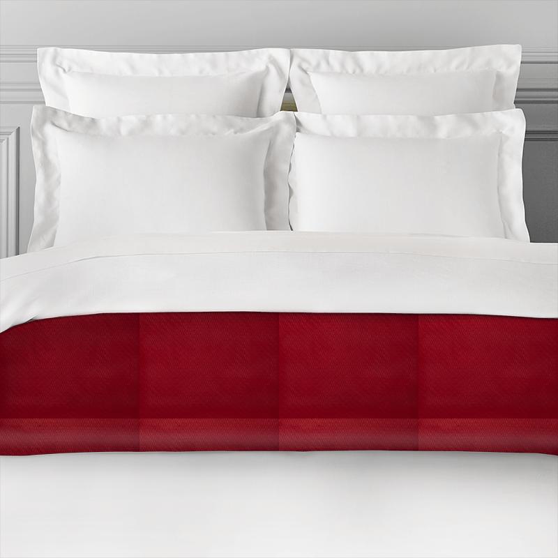 Asteroid Scarlet Bed Runner Prestigious Textiles Orion Asteroid Scarlet Bed Runner