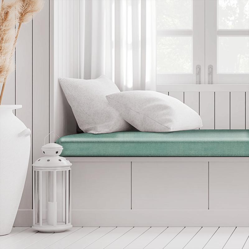 Velour Azure Box Cushion Prestigious Textiles Velour Velour Azure Box Cushion