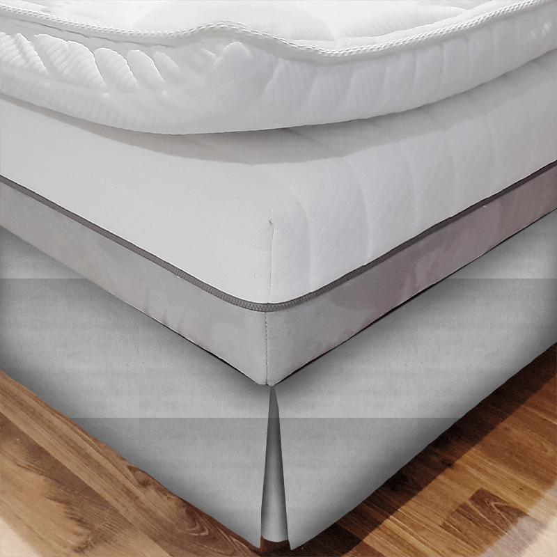 Prestigious Textiles Velour Velour Gunmetal Bed Base Valance