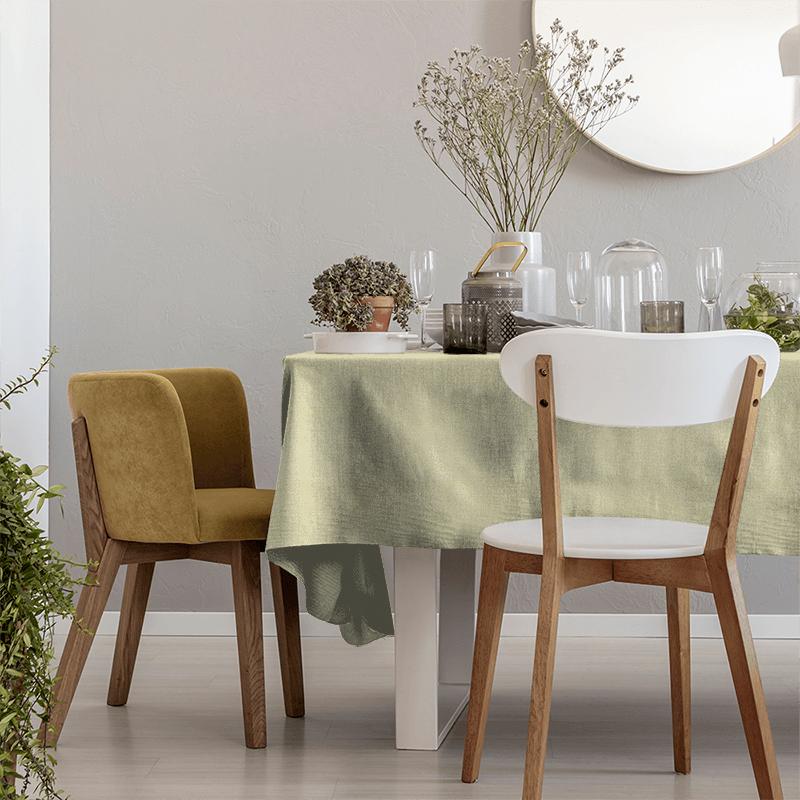 Clarke and Clarke Alvar Alvar Cream Tablecloth