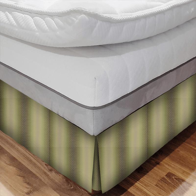 Clarke and Clarke Palladio Diamante Olive Bed Base Valance