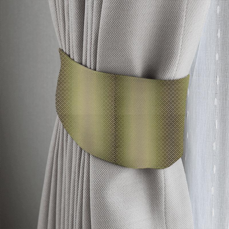Clarke and Clarke Palladio Diamante Olive Tieback