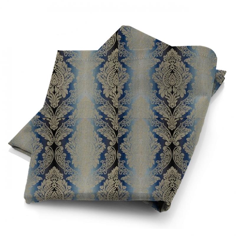 Clarke and Clarke Palladio Ornato Aqua Fabric