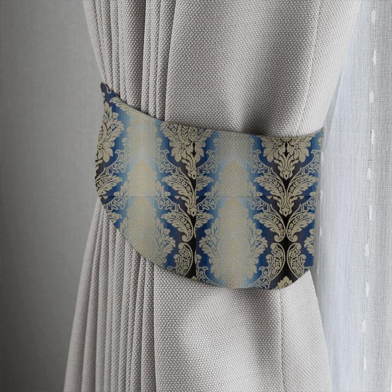 Clarke and Clarke Palladio Ornato Aqua Tieback